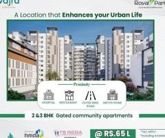 2 and 3BHK apartments for sale in bowrampet | Vajradevelopers